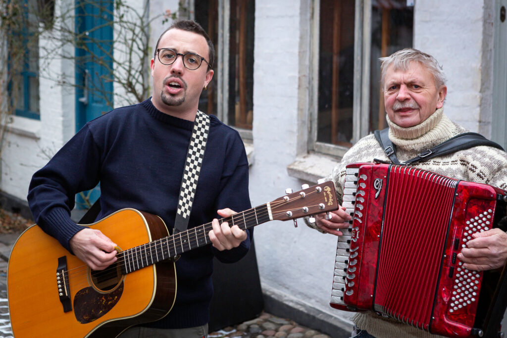 Baggårdsmusikanterne Jacob og Anders